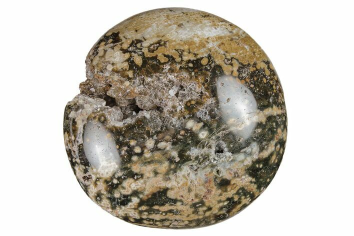 Polished Ocean Jasper Stone - Madagascar #209120